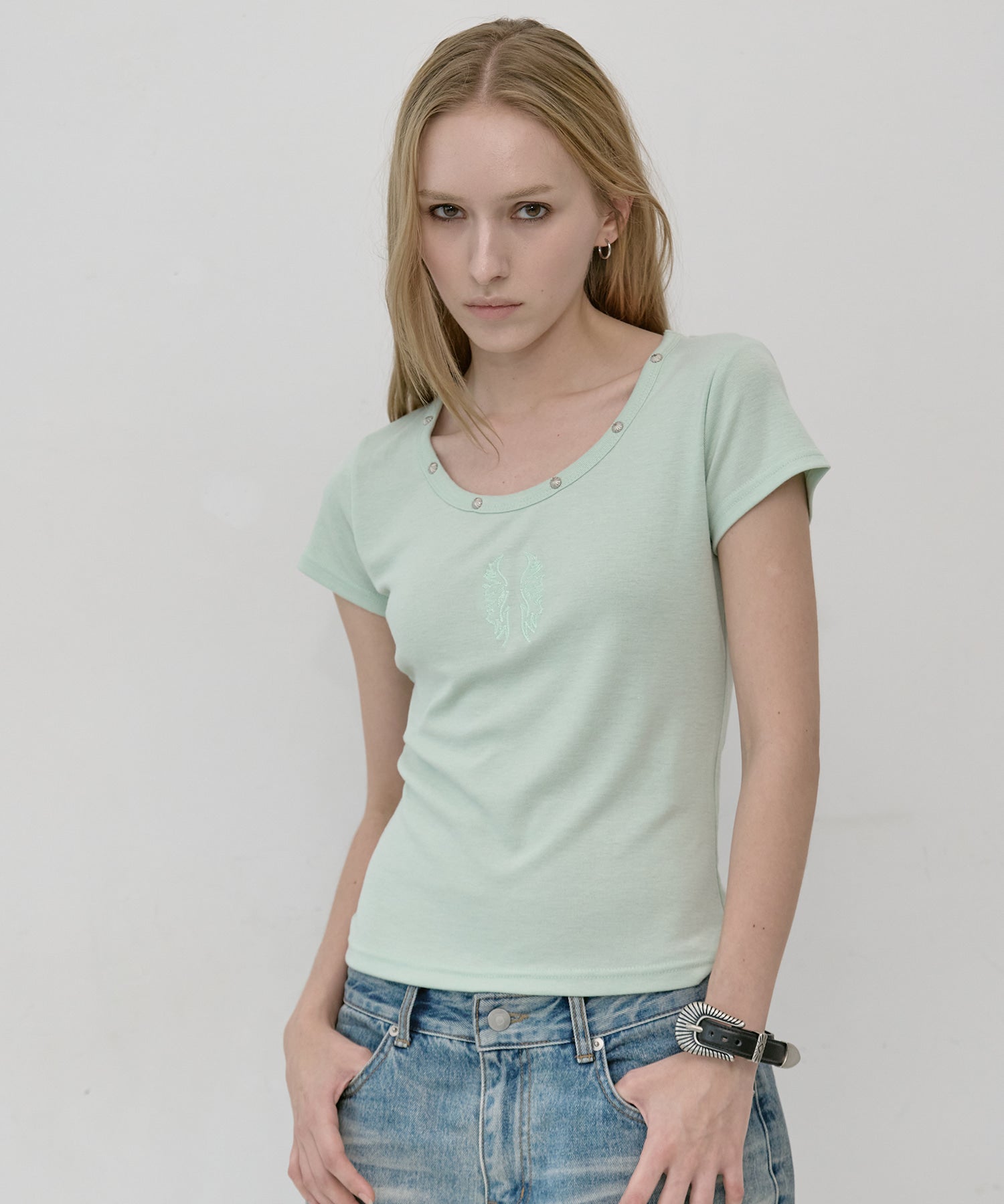 lekim-ss-26-lwe-stud-t-shirt-mint-mint-s