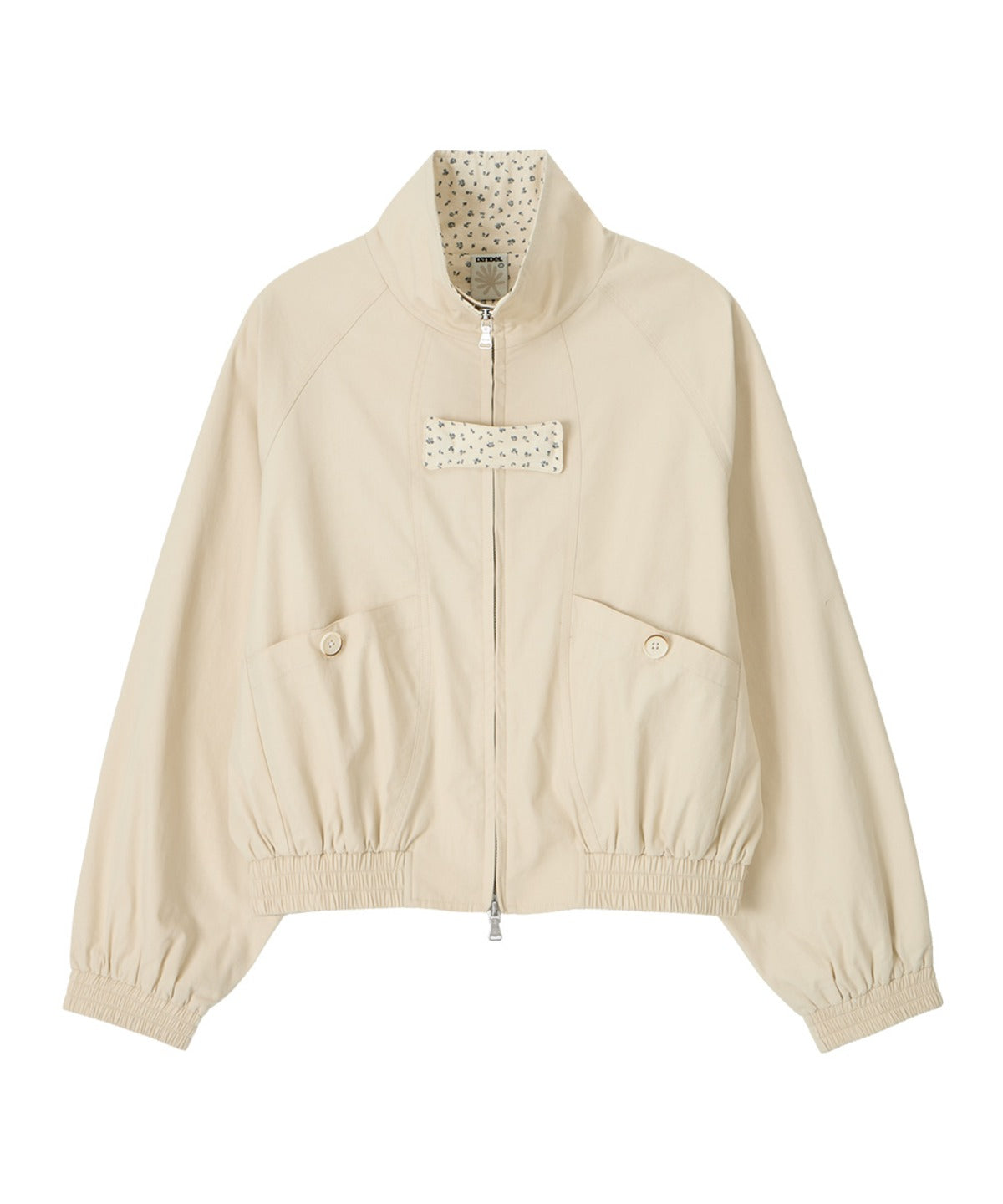 dandel-ss-26-dd-floral-lining-tab-jacket-cream-cream-s