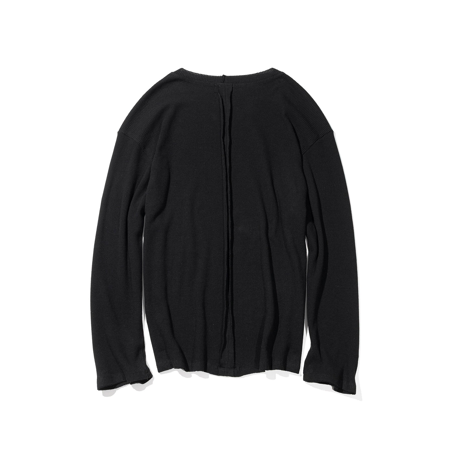 massnoun-ss-26-waffle-cut-divide-boat-neck-long-sleeve-mssls002-bk-bk-s