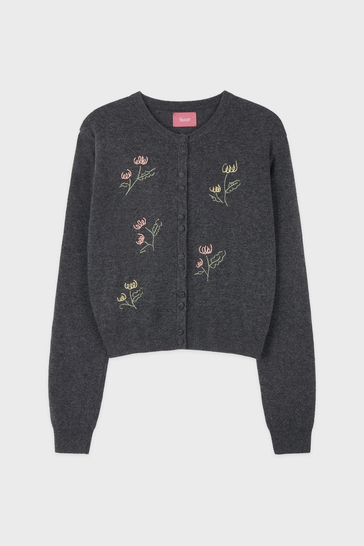 sinoon-ss-26-flower-drawing-cardigan-charcoal-charcoal-s