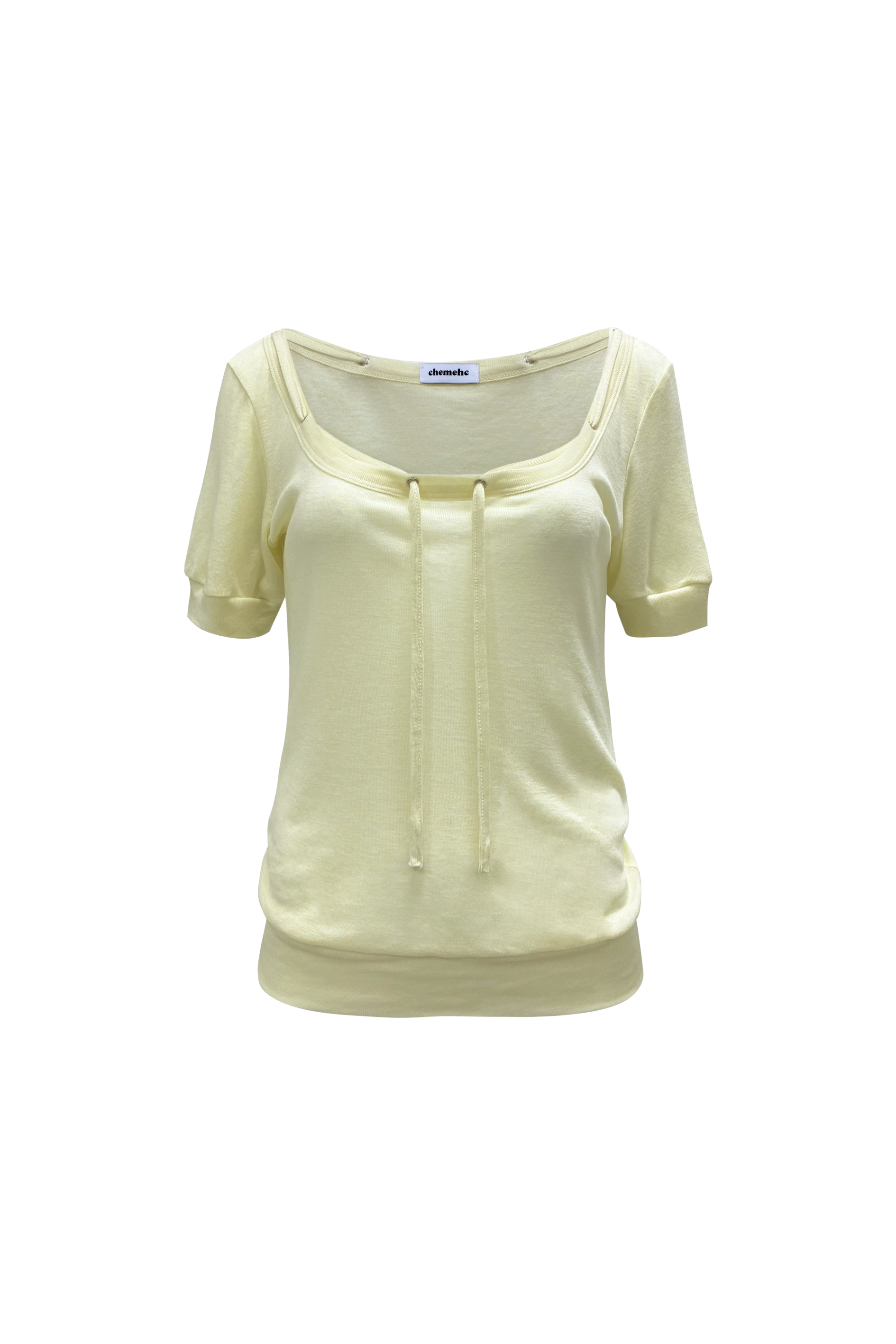 chemehc-ss-26-low-neck-strap-top-yellow-yellow-s