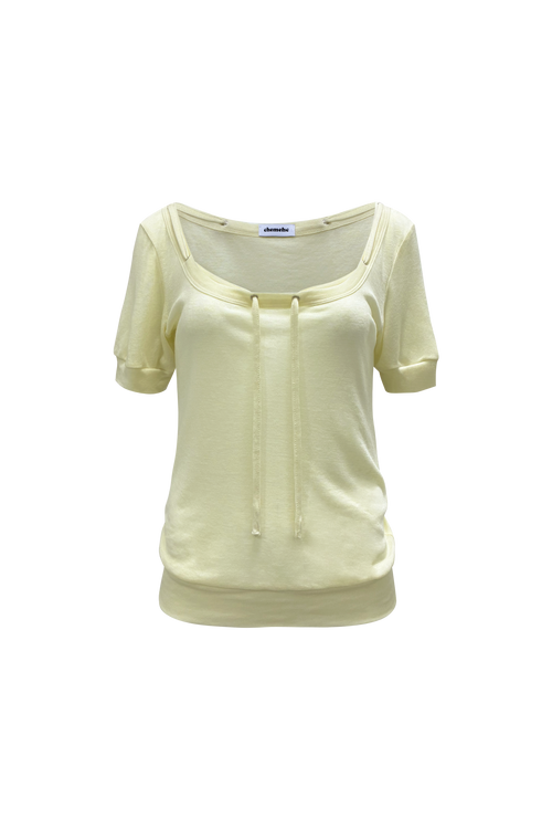 chemehc-ss-26-low-neck-strap-top-yellow-yellow-s