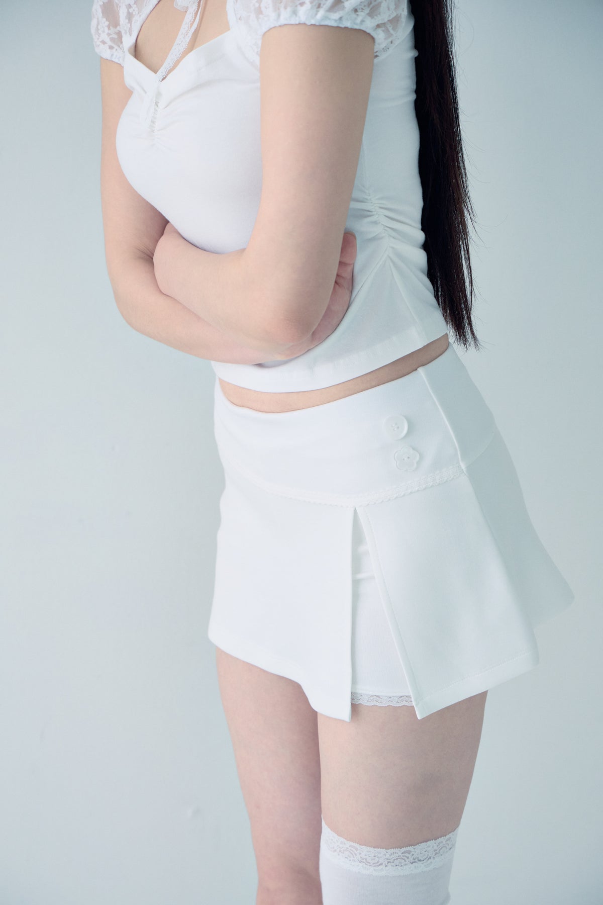 DAYNEE Softy skirt Gray Ivory
