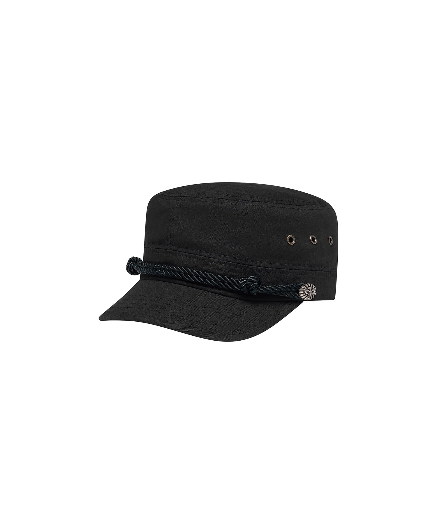 lecyto-ss-26-tailored-rope-cadet-cap-black-black-s
