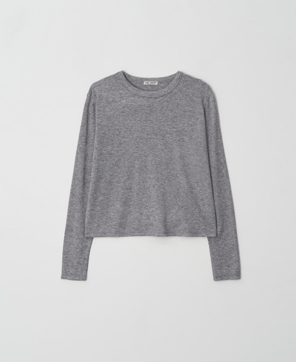 step-around-ss-26-basic-crop-round-tee-melange-melange-s