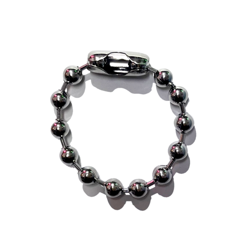 3amgang-seasonless-simple-thick-silver-ball-chain-bracelet