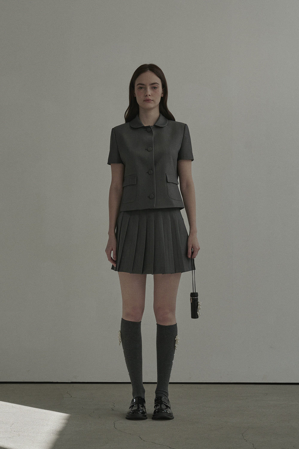 mausoleum-ss-25-pleated-tailored-skirtgrey