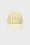 sinoon-ss-25-stripe-cap-yellow-yellow-s