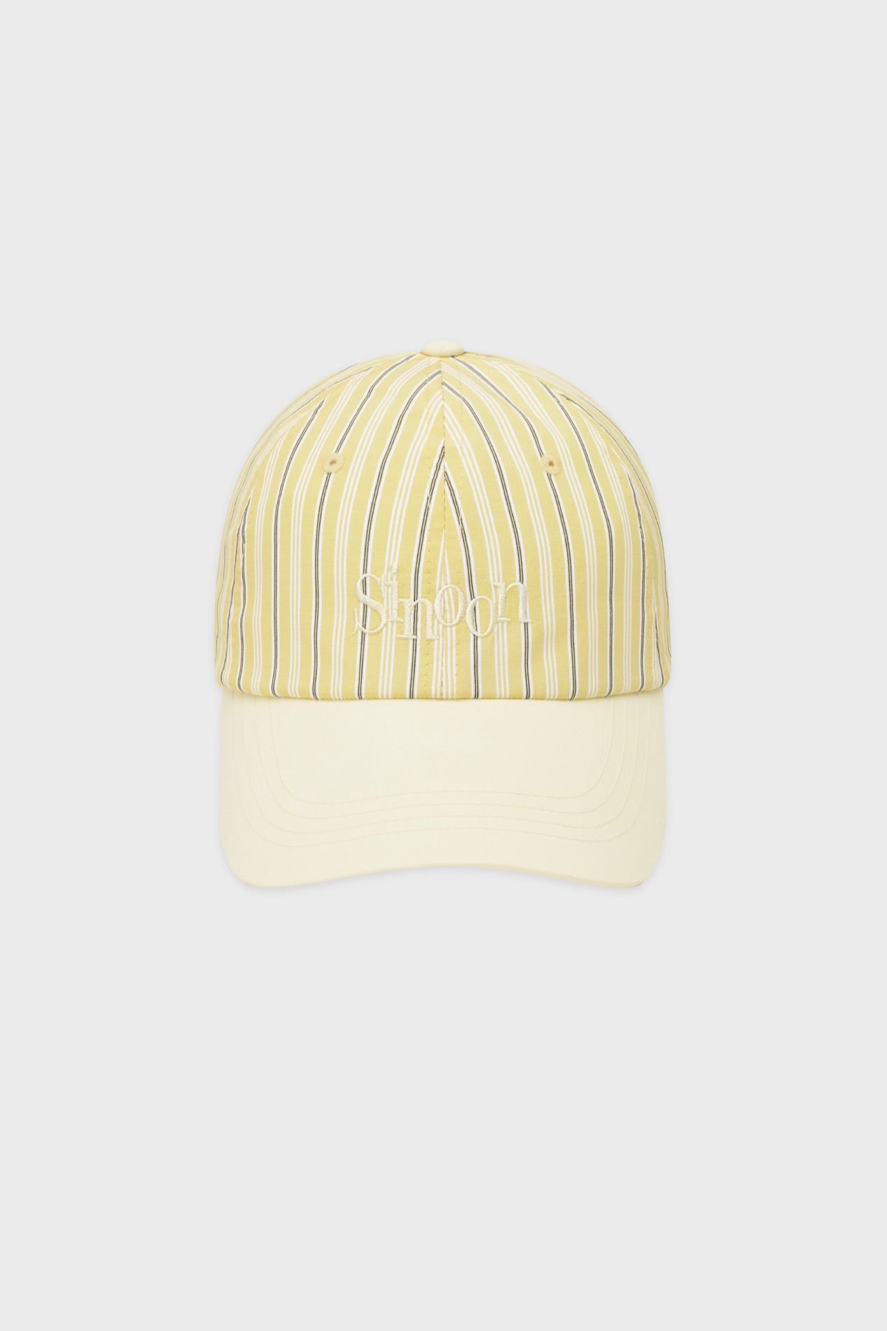 sinoon-ss-25-stripe-cap-yellow-yellow-s
