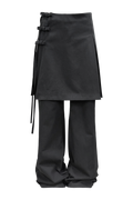 chemehc-fw-26-bow-buckle-midi-layered-pants-charcoal-charcoal-s