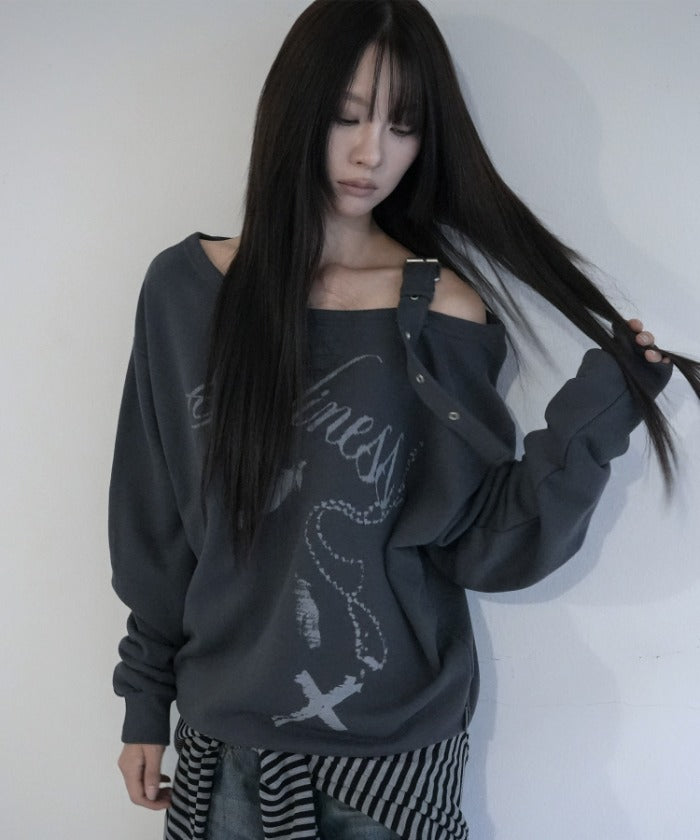 nastyfancyclub-fw-26-one-shoulder-buckle-sweatshirt-charcoal-f26zb063-charcoal-s