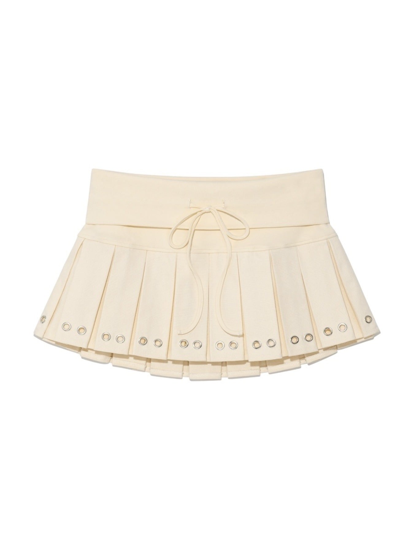 glowny-fw-25-daze-pleated-mini-skirt-ivory-ivory-s