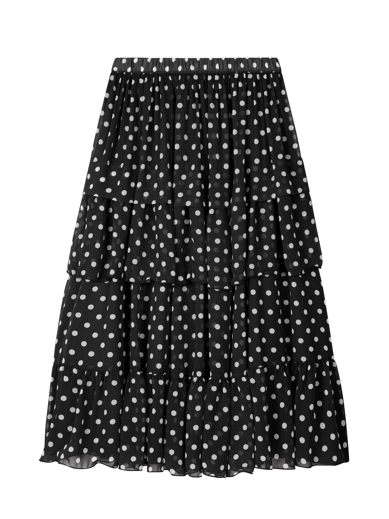 lo-axual-fw-25-dot-chiffon-flare-skirt-black-black-s