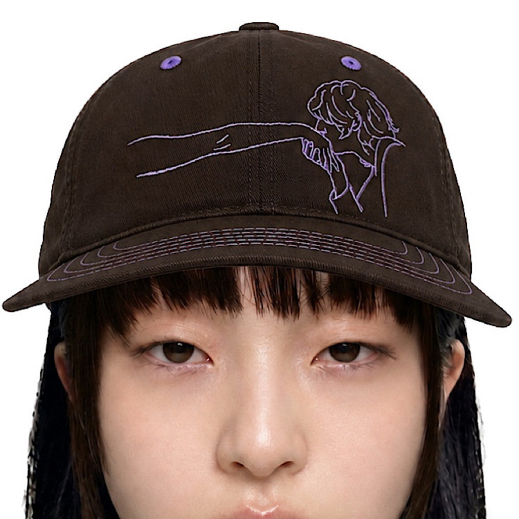 superlonely-fw-26-hand-kiss-cap-brown-s
