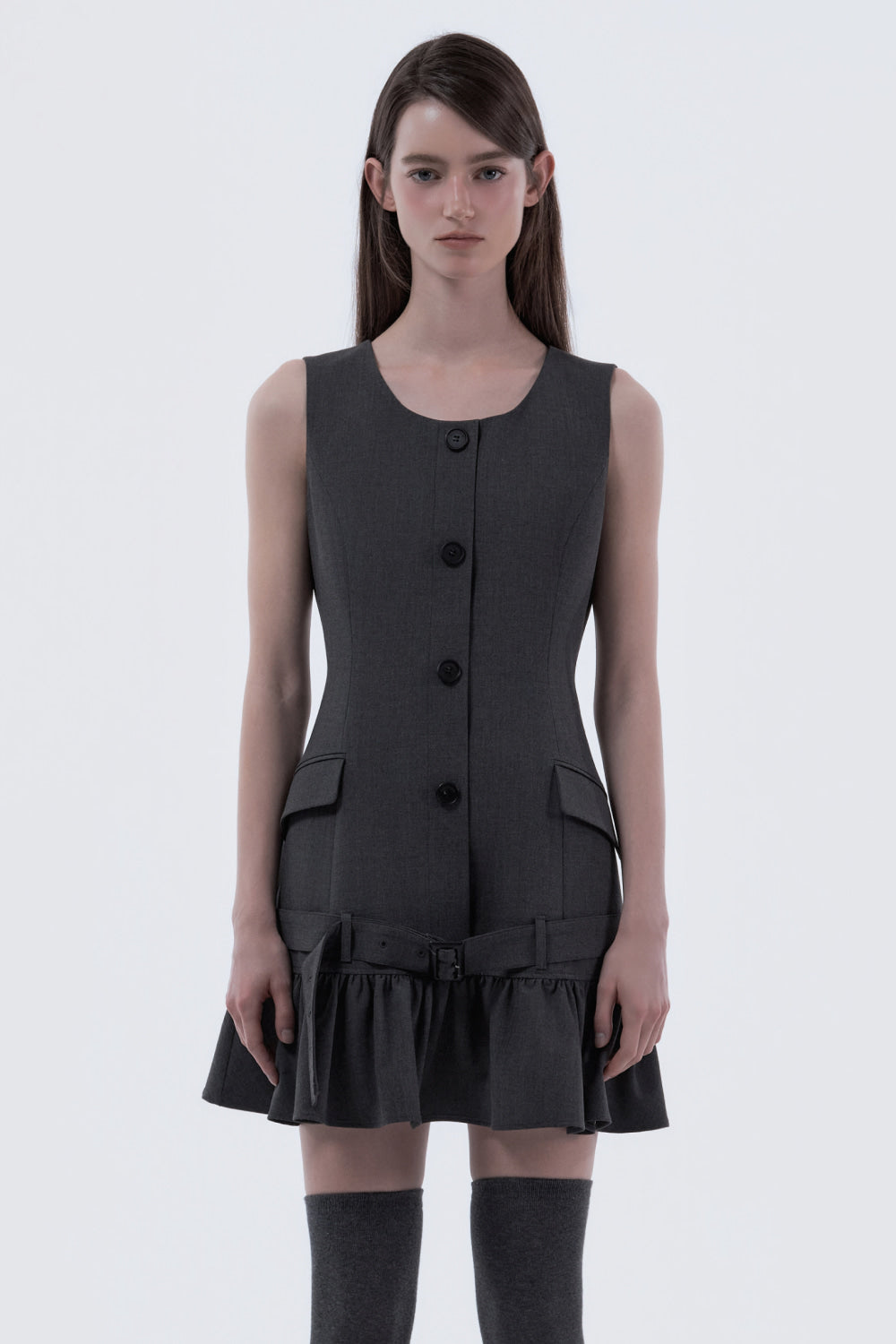 mausoleum-ss-26-sleeveless-flare-suit-dress-dark-grey-dark-grey-s