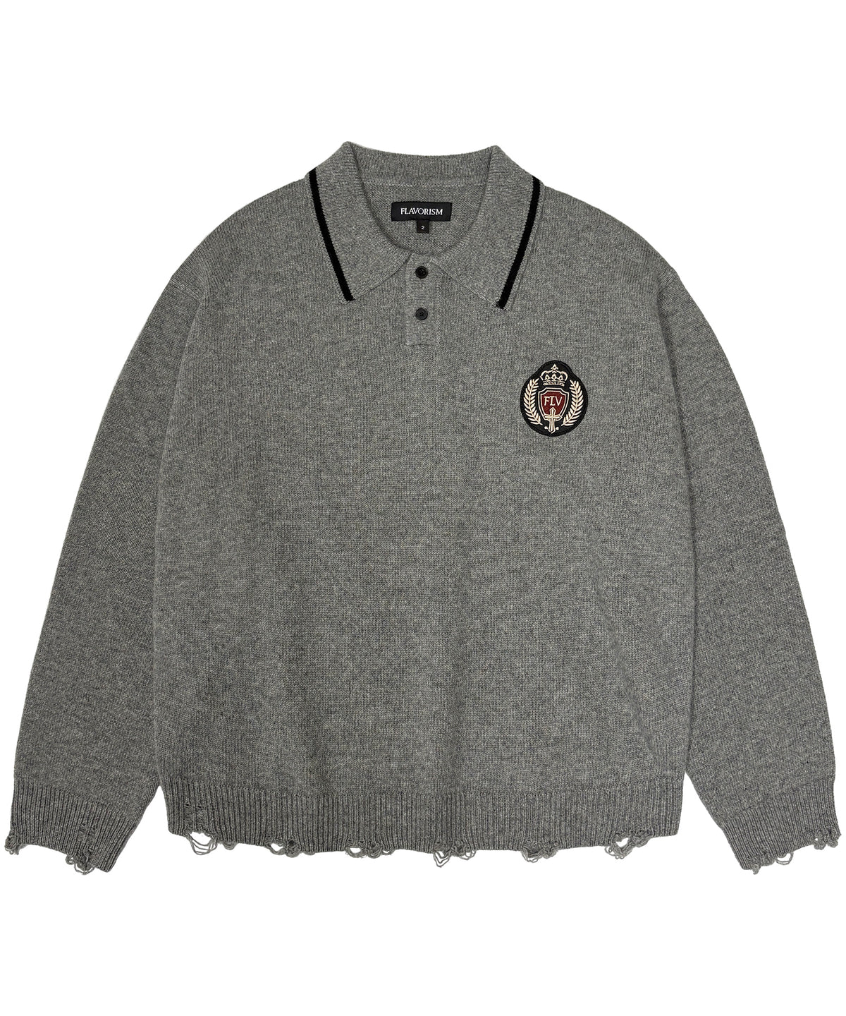flavorism-fw-26-emblem-collar-knit-tt0105-1-melange-s