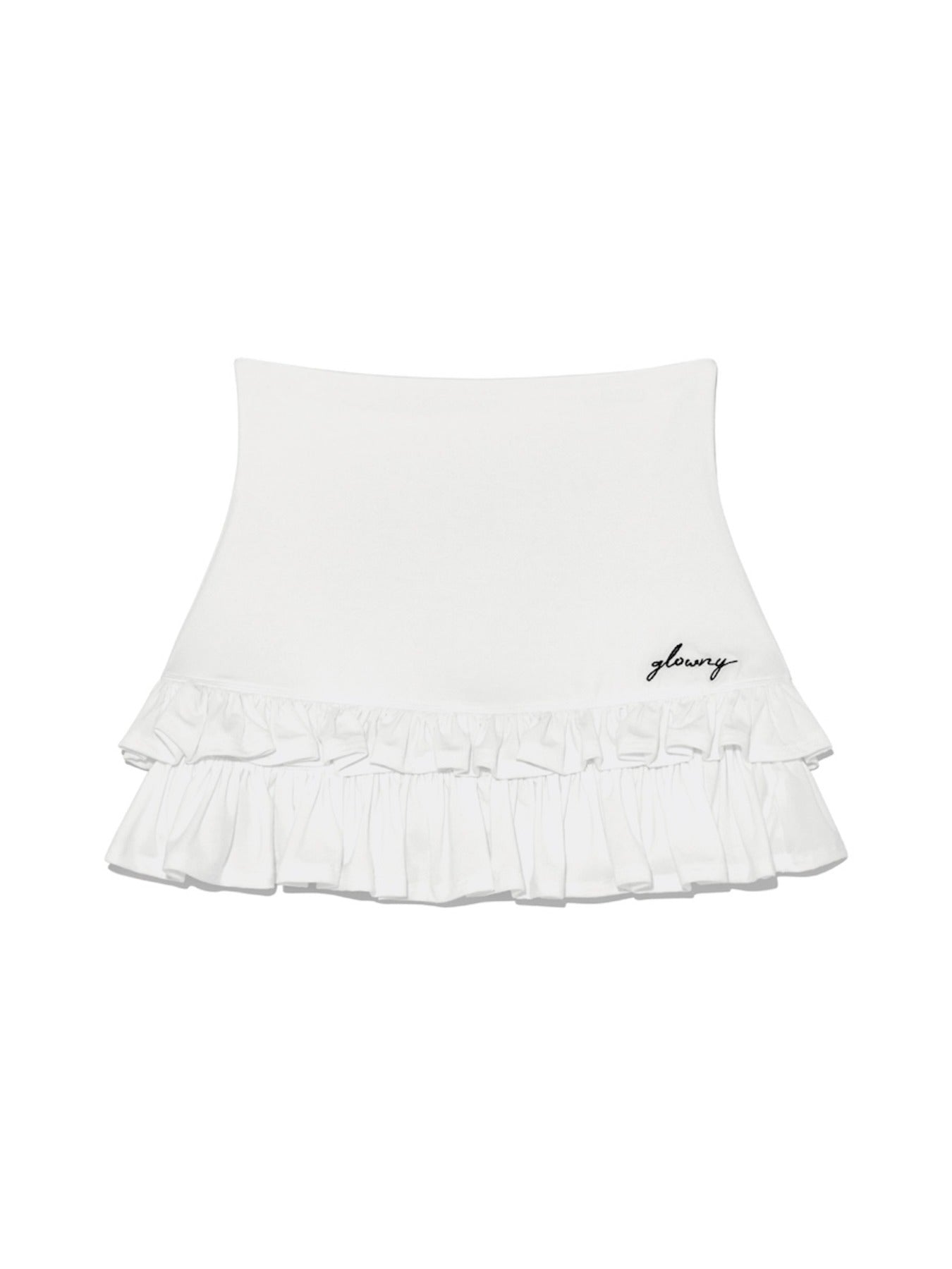 glowny-ss-25-lulu-ruffle-mini-skirt-(white)