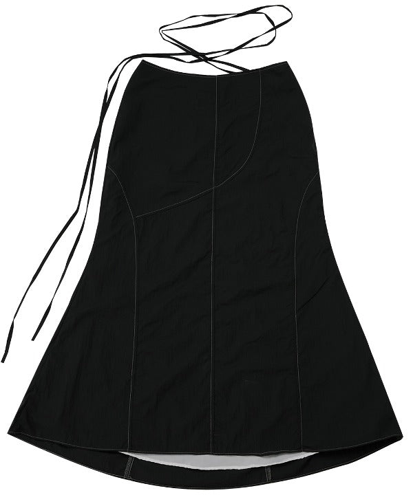 [FLAREUP] SS 24 9.Division Skirt (FL-230_Black)