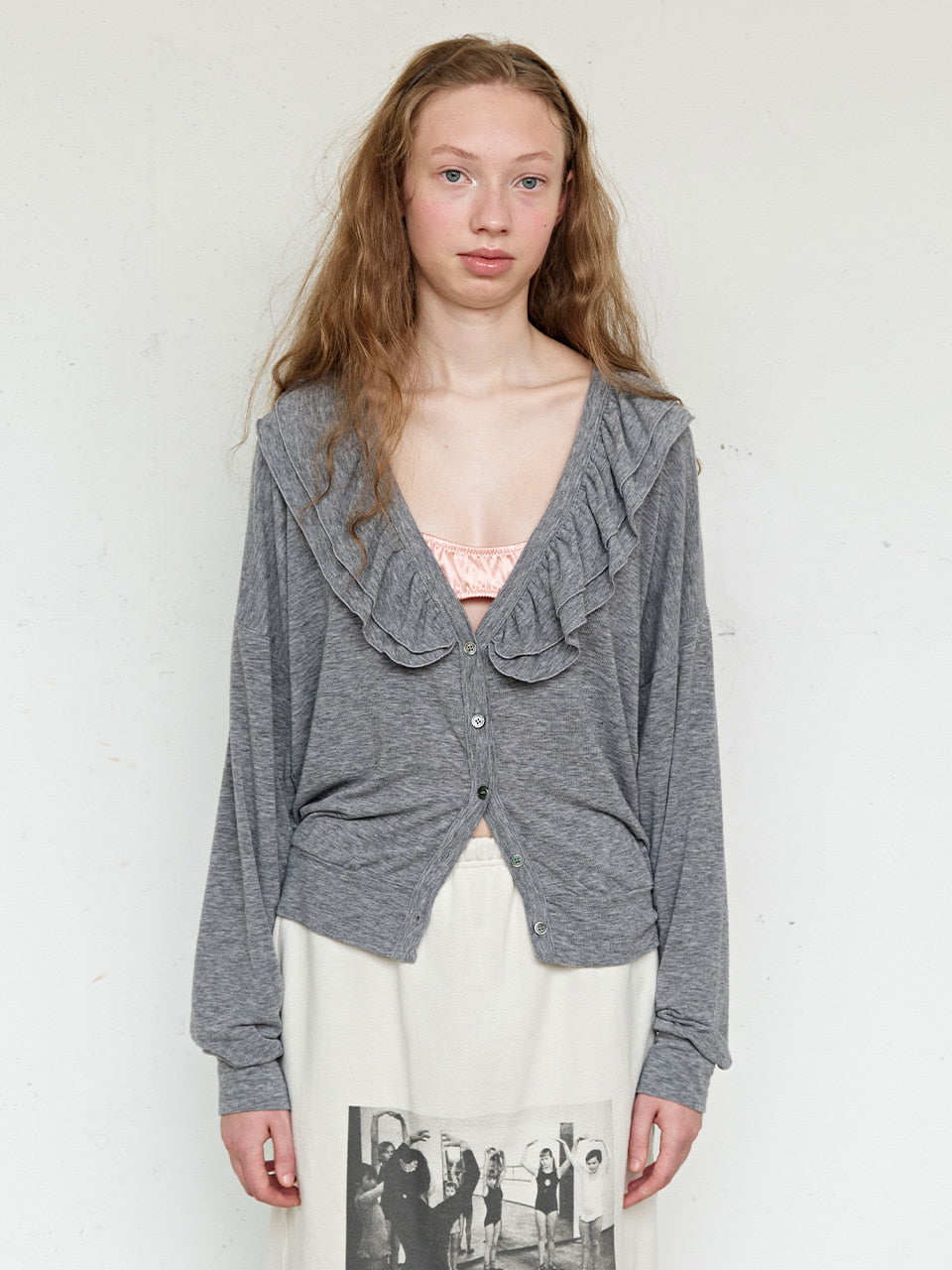 fun-from-fun-fw-26-moody-frill-cardigan-melange-grey-melange-gray-s