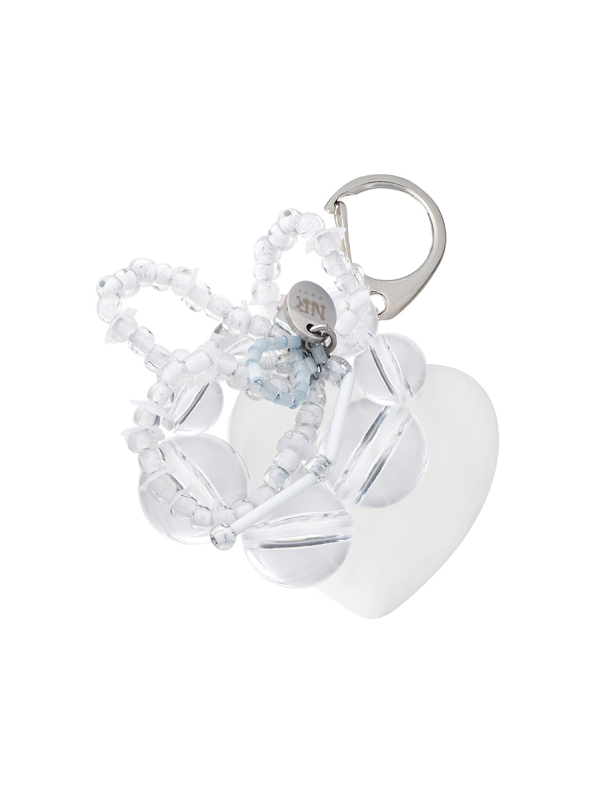 nariobjet-fw-26-heart-pure-keyring-white-white-s