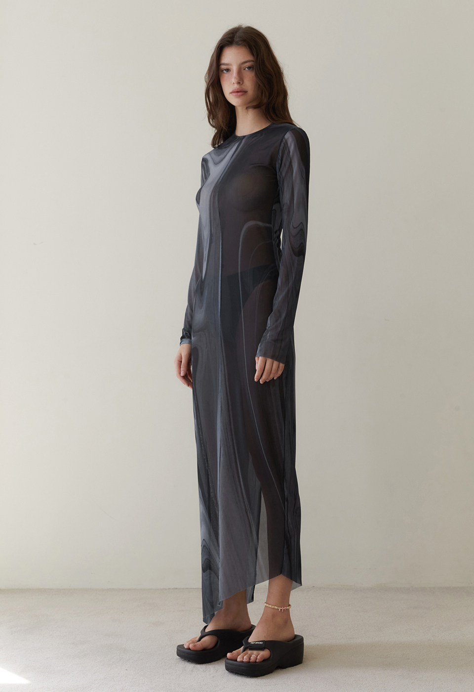 revoirsis-ss-26-rvis-net-maxi-dresses-multi-black-black-s