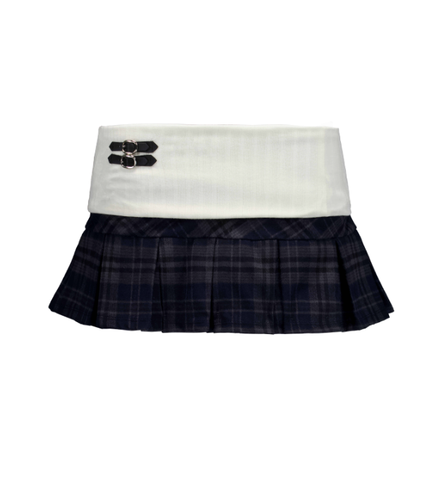 [FORUSRING] 4US BANDING MINI SKIRT (CHECK)