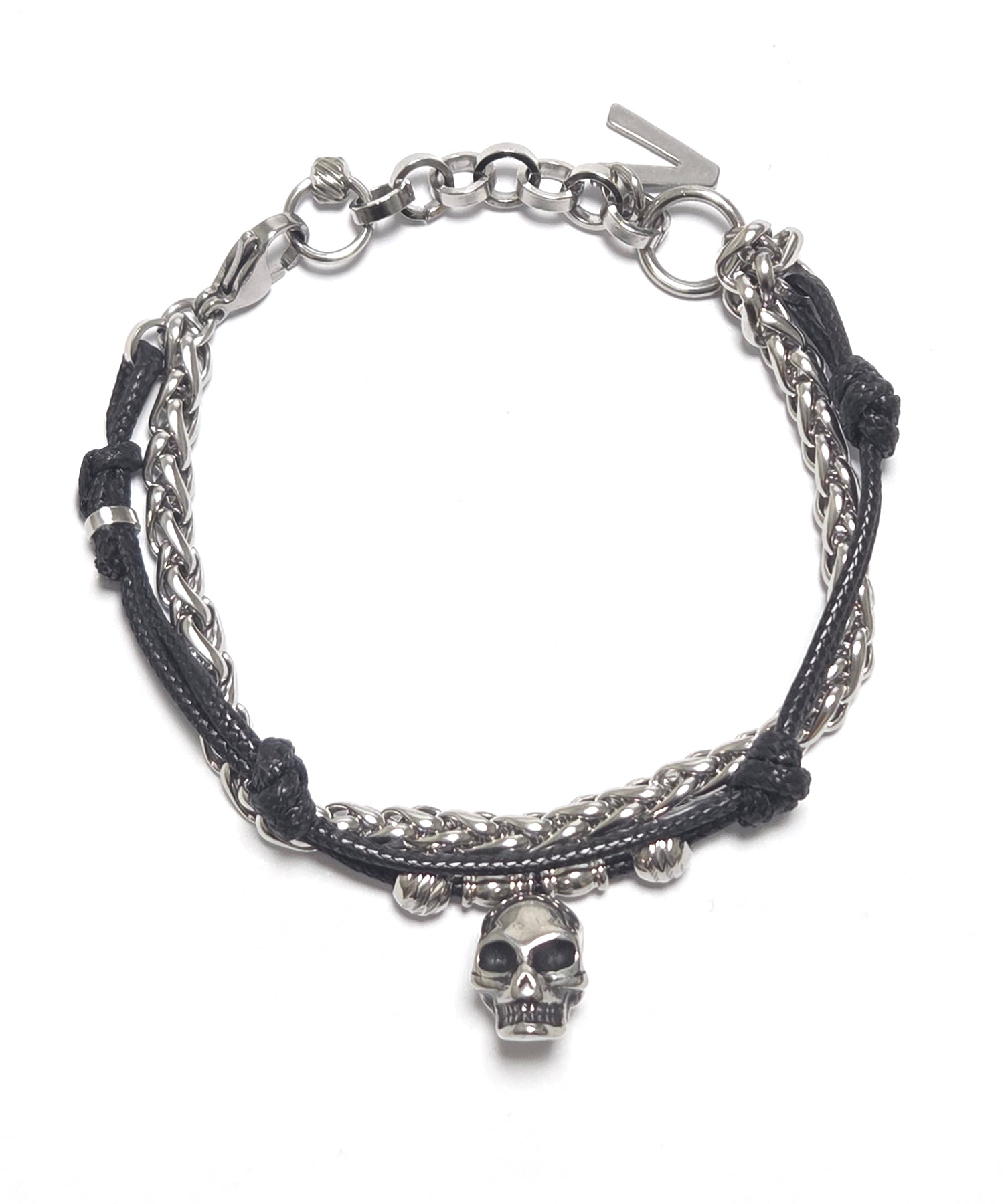 vlack-veast-ss-26-skull-chain-string-bracelet-jw4514-silver-s