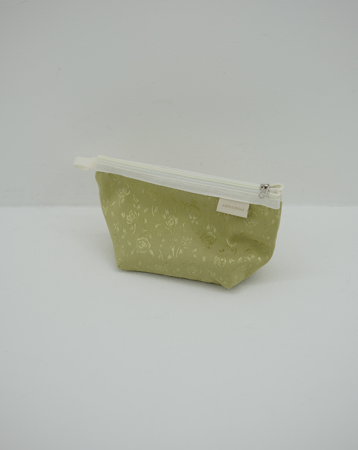 POSITANY Posy pouch satin rose olive