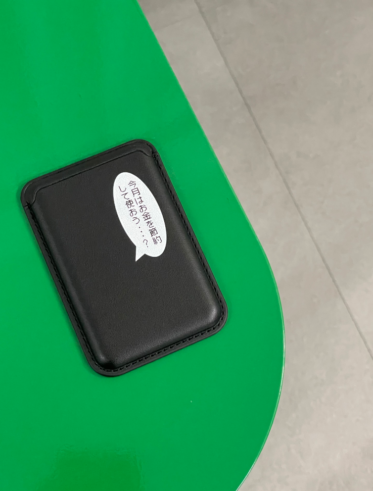 FAKEJAZZ SOCIAL CLUB Fukidashi magsafe card wallet