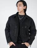 VLACK VEAST Vc4301 denim jacket black