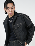 VLACK VEAST Vc4301 denim jacket charcoal gray