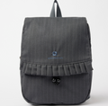 SUMUMBONUM Stripe pleats backpack gray