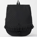 SUMUMBONUM Dot pleats backpack large black