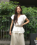 JOORTI Breeze strap blouse white