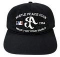 FASTLE Peace club 5panel washed cap black