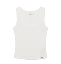 GLOWNY G classic scoop neck sleeveless white