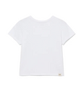 GLOWNY G classic tee white