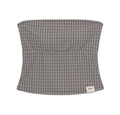 GLOWNY G gingham bandeau brown