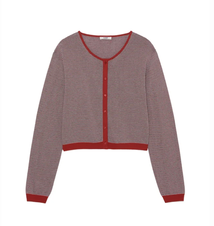 GLOWNY G summer breeze cardigan red