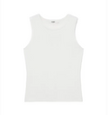 GLOWNY G rest knit sleeveless white