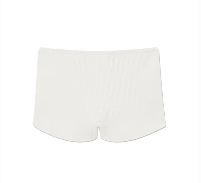 GLOWNY G knit rest shorts white