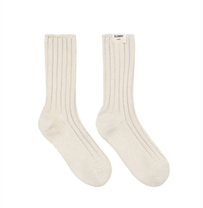 GLOWNY G cozy socks oatmeal