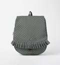 SUMUMBONUM Dot pleats backpack large warm gray