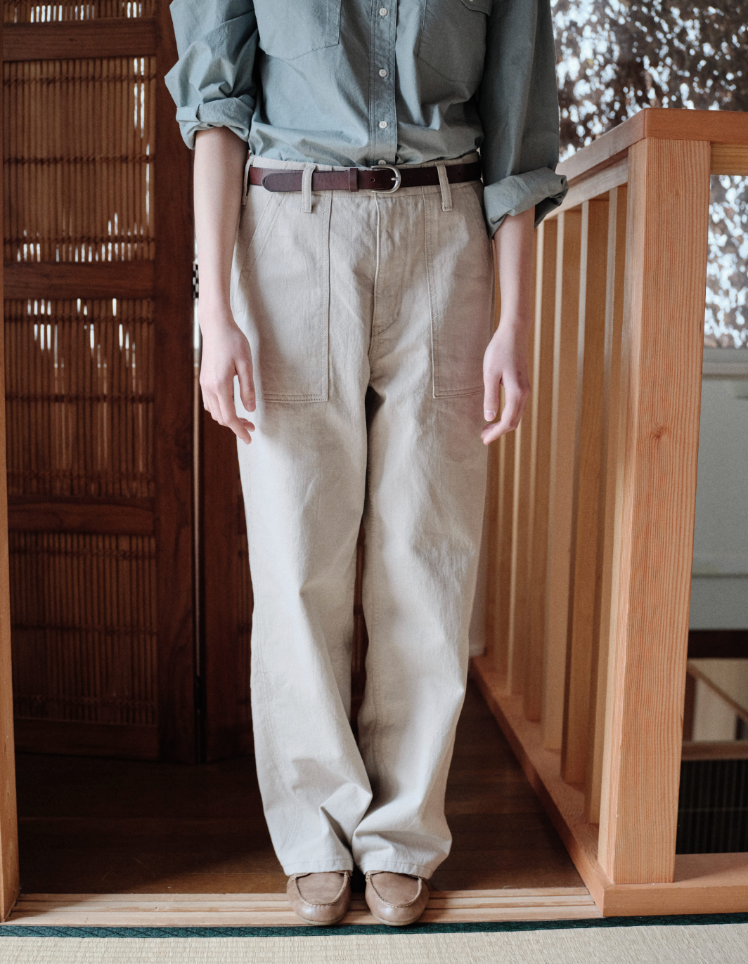 THEFEU Safari pants navy navy