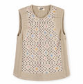 YOUR SASSY Garden sleeveless beige