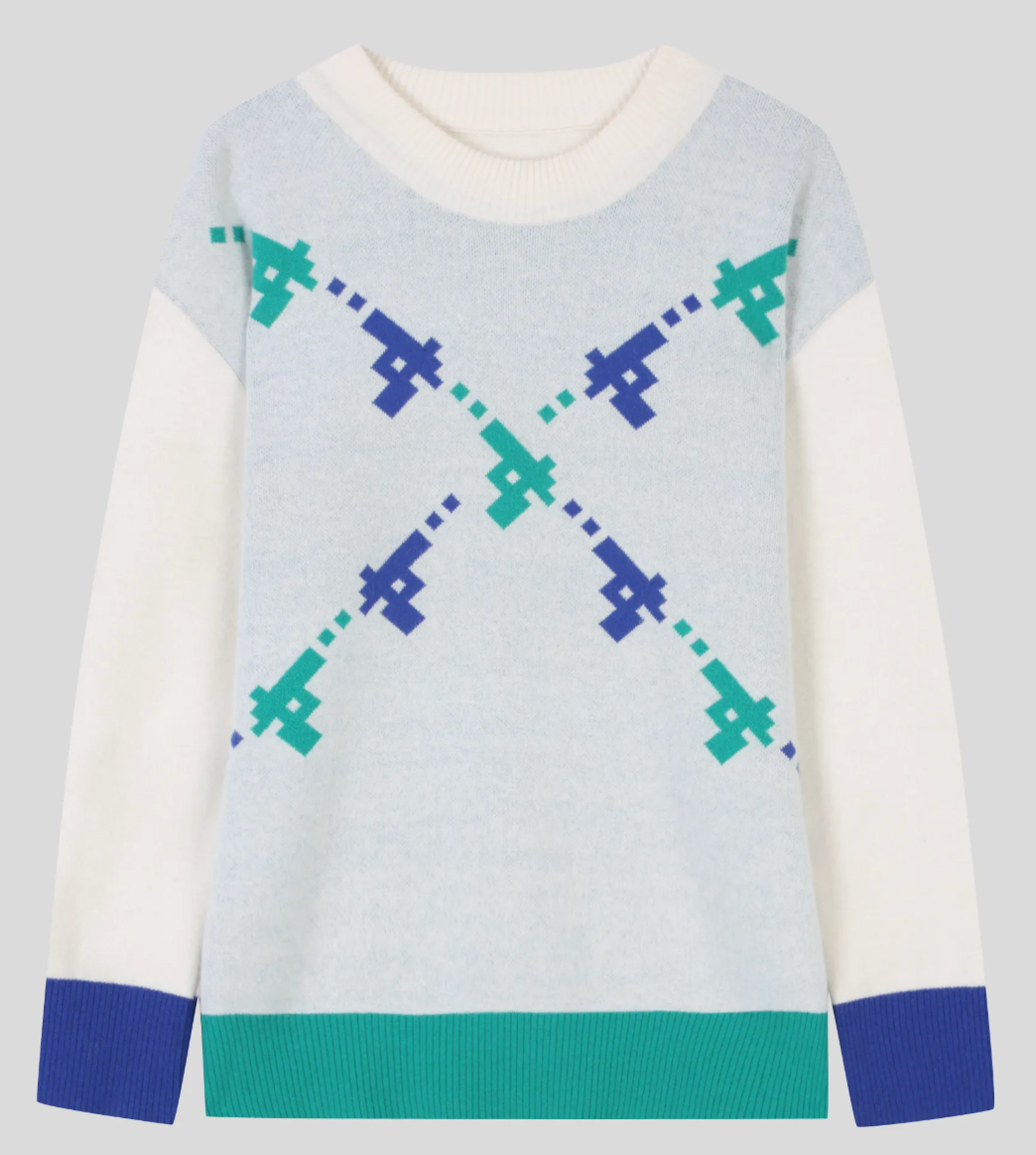 [KIMOUI] GUN KINT SWEATER (IVORY)