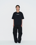 [KIMOUI] LOGO PRINTING T-SHIRT (BLACK)