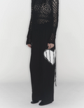 [KIMOUI] HEART KNIT PANTS (BLACK)