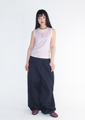 AMES WORLDWIDE Layered button sleeveless pink