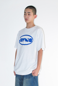 AMES WORLDWIDE Ames circle logo symbol tee light grey